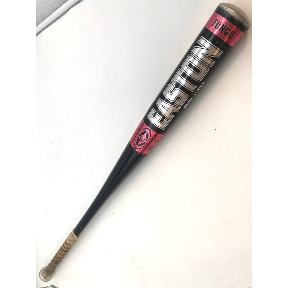 Easton Fungo Bat 35in 22oz Black Red Aluminum Training Bat MDL F1